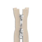 Load image into Gallery viewer, Two Way -- YKK® #5 --- Aluminum Jacket Zipper -- Various Sizes