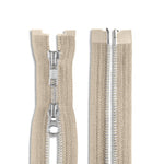 Load image into Gallery viewer, Two Way -- YKK® #5 --- Aluminum Jacket Zipper -- Various Sizes