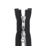 Load image into Gallery viewer, Two Way -- YKK® #5 --- Aluminum Jacket Zipper -- Various Sizes