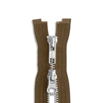 Load image into Gallery viewer, Two Way -- YKK® #5 --- Aluminum Jacket Zipper -- Various Sizes