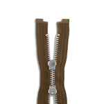 Load image into Gallery viewer, Two Way -- YKK® #5 --- Aluminum Jacket Zipper -- Various Sizes