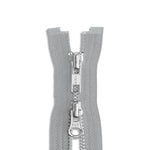 Load image into Gallery viewer, Two Way -- YKK® #5 --- Aluminum Jacket Zipper -- Various Sizes