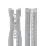 Load image into Gallery viewer, Two Way -- YKK® #5 --- Aluminum Jacket Zipper -- Various Sizes