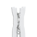 Load image into Gallery viewer, Two Way -- YKK® #5 --- Aluminum Jacket Zipper -- Various Sizes