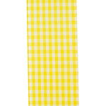 Load image into Gallery viewer, Easter Ribbons -- Great Gingham Wire Edge Ribbon -- Yellow Color -- Various Sizes