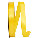 Load image into Gallery viewer, Double Face Satin Ribbon -- Yellow Gold Color --- Various Sizes