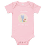 Load image into Gallery viewer, Today, I am 4-Months Old --- Baby Short Sleeve Onesie / Bodysuit, Various Colors
