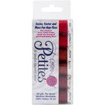 Load image into Gallery viewer, 12 Wt. Cotton Petites Thread, (50 yd. Spools, 6/pack), Redwork Collection by SULKY