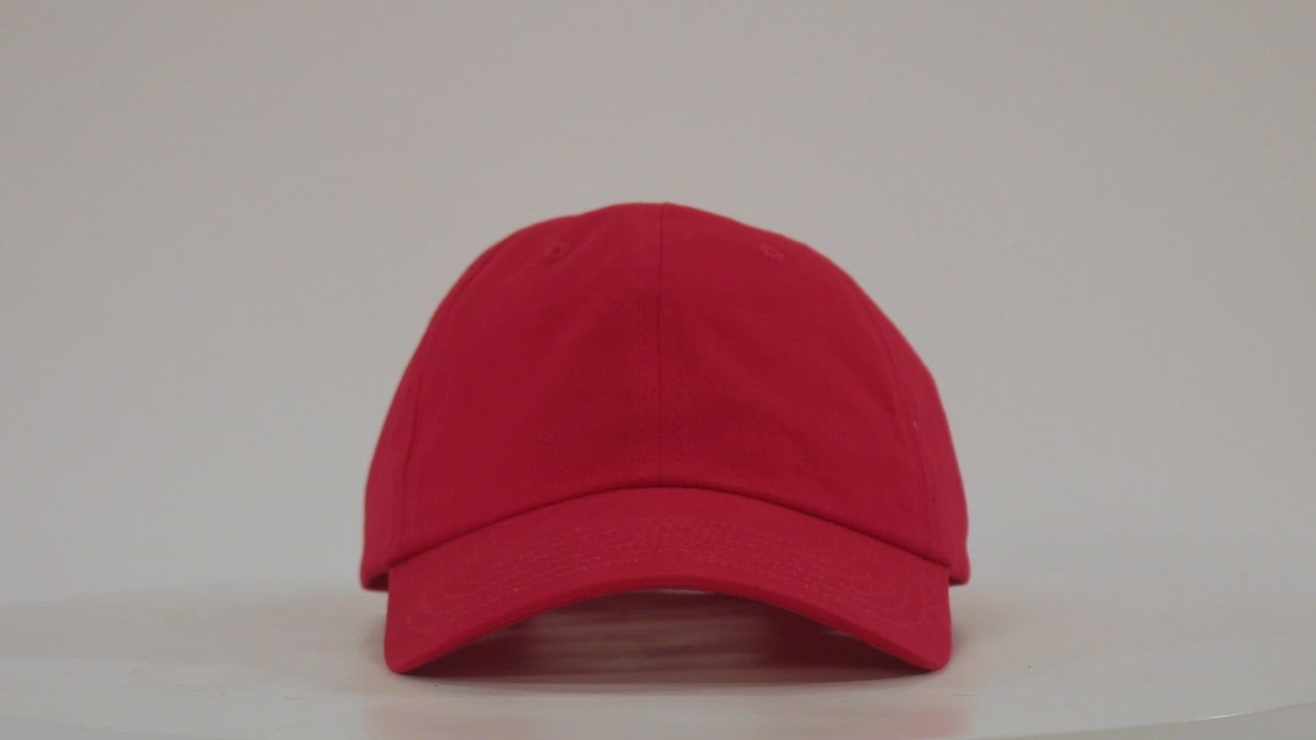 Adult Brushed Twill Cap, Pink