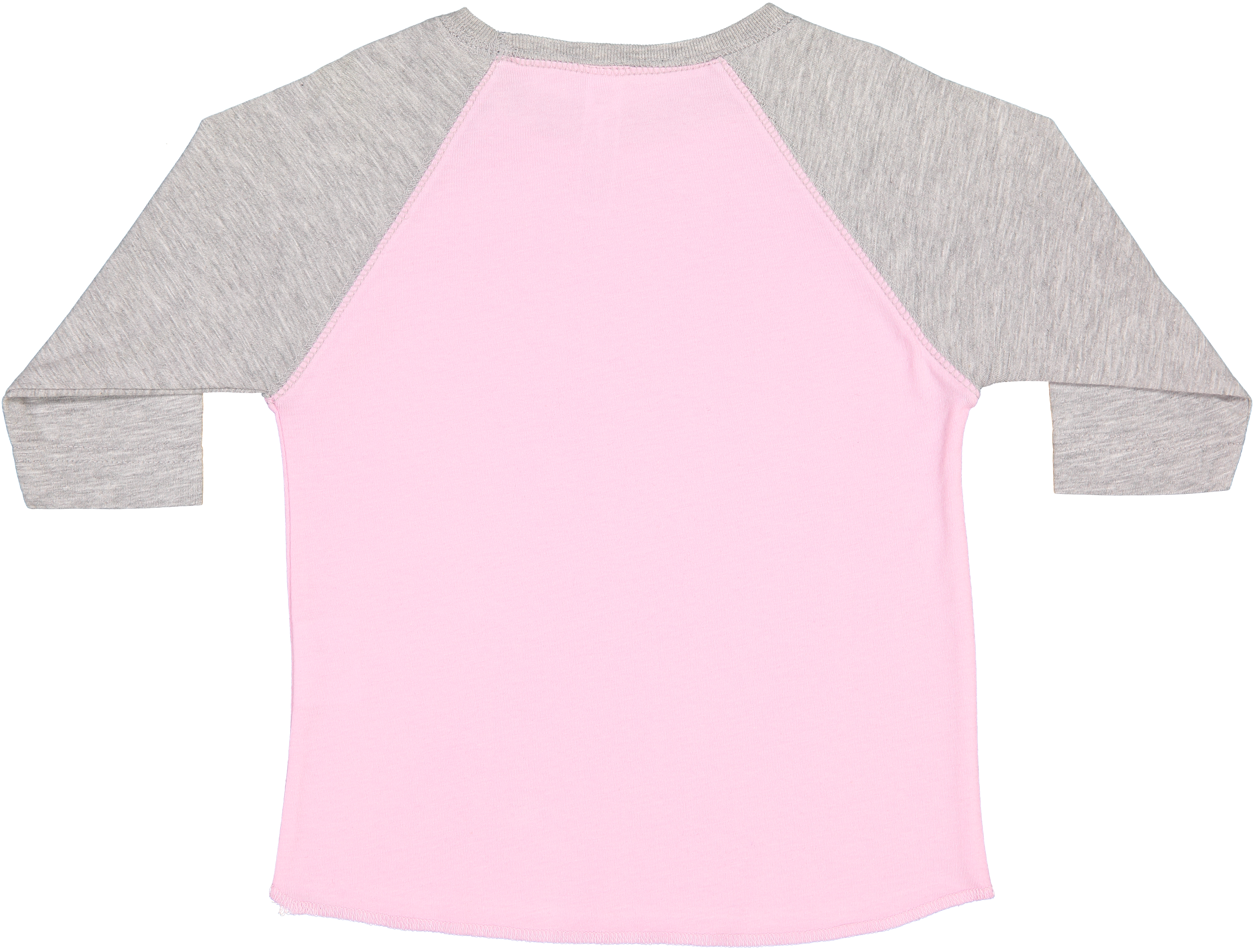 Toddler (Unisex) Raglan Baseball T-Shirt  (Pink / Vintage Heather)