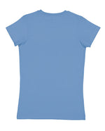 Load image into Gallery viewer, Ladies (Junior) Fitted - Crew Neck -- Fine Jersey T-shirt -- 100% Cotton -- Carolina Blue Color