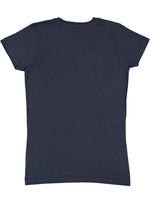 Load image into Gallery viewer, Ladies (Junior) Fitted - Crew Neck -- Fine Jersey T-shirt -- 100% Cotton -- Denim Color