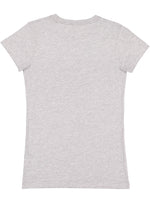 Load image into Gallery viewer, Ladies (Junior) Fitted - Crew Neck -- Fine Jersey T-shirt -- 100% Cotton -- Heather Color