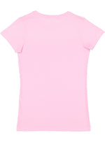 Load image into Gallery viewer, Ladies (Junior) Fitted - Crew Neck -- Fine Jersey T-shirt -- 100% Cotton -- Pink Color