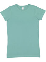 Load image into Gallery viewer, Ladies (Junior) Fitted - Crew Neck -- Fine Jersey T-shirt -- 100% Cotton -- Saltwater Color