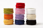 Load image into Gallery viewer, Mini Pom Pom Trim, 30 yards Roll -- Width: 3/8" (10mm), Various Colors