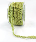 Load image into Gallery viewer, Mini Pom Pom Trim, 30 yards Roll -- Width: 3/8" (10mm), Various Colors