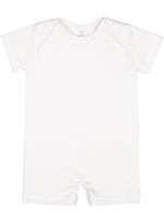 Load image into Gallery viewer, Infant Jersey Romper, White