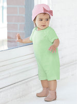 Load image into Gallery viewer, Infant Jersey Romper, White