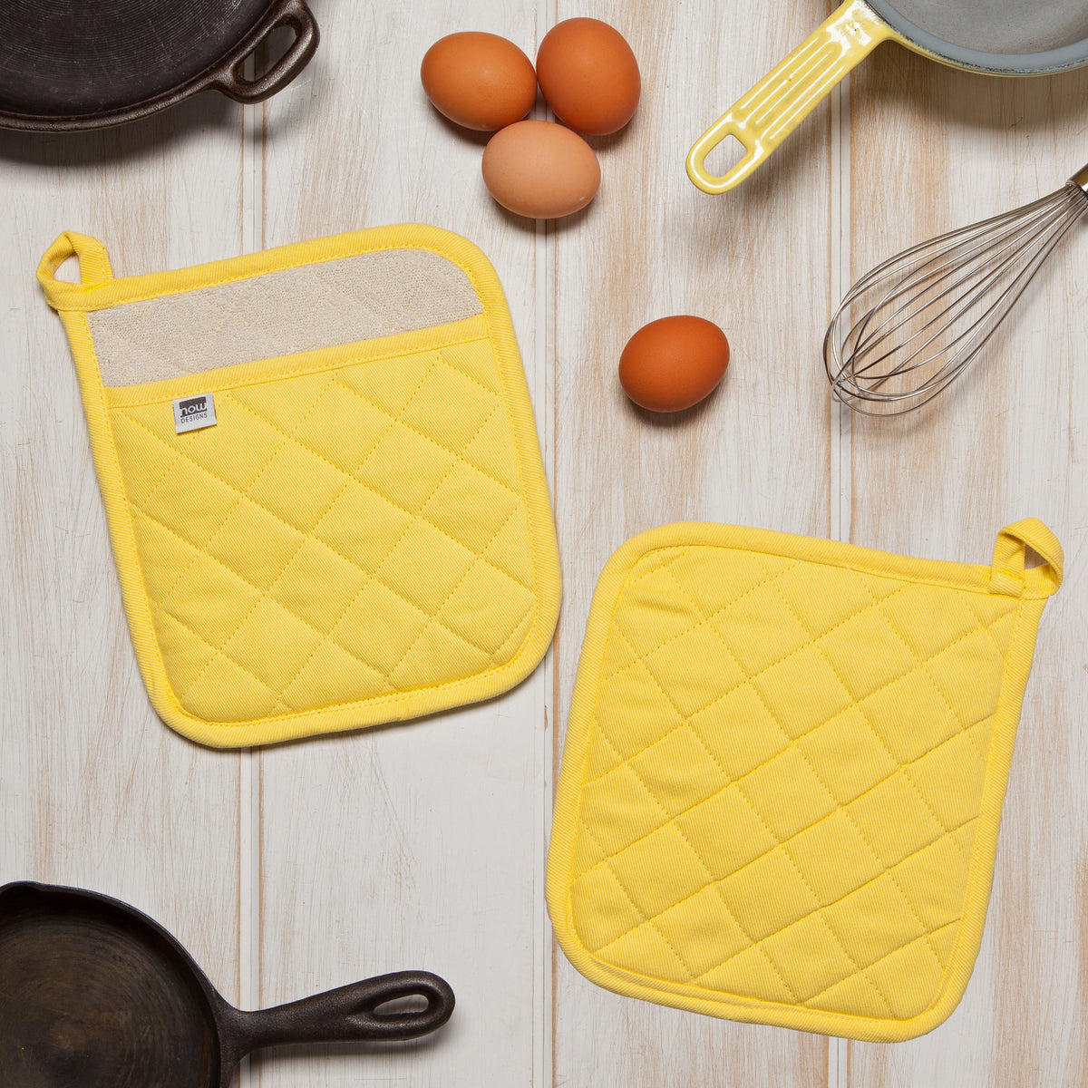 Lemon Yellow Superior Potholders by Now Designs® Blanks for Crafters