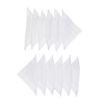 Load image into Gallery viewer, White Hemstitch Table Linen Collection, 100% Linen