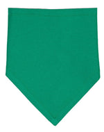 Load image into Gallery viewer, Baby Bandana Bib, 100% Cotton, Kelly - White