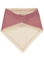 Load image into Gallery viewer, Baby Bandana Bib, 100% Cotton, Mauvelous - Natural