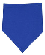 Load image into Gallery viewer, Baby Bandana Bib, 100% Cotton, Royal/White