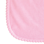 Load image into Gallery viewer, Sublimation Baby Bib with Scallop Trim, (65% Polyester - 35% Cotton), Pink
