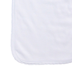 Load image into Gallery viewer, Sublimation Baby Bib with Scallop Trim, (65% Polyester - 35% Cotton), White