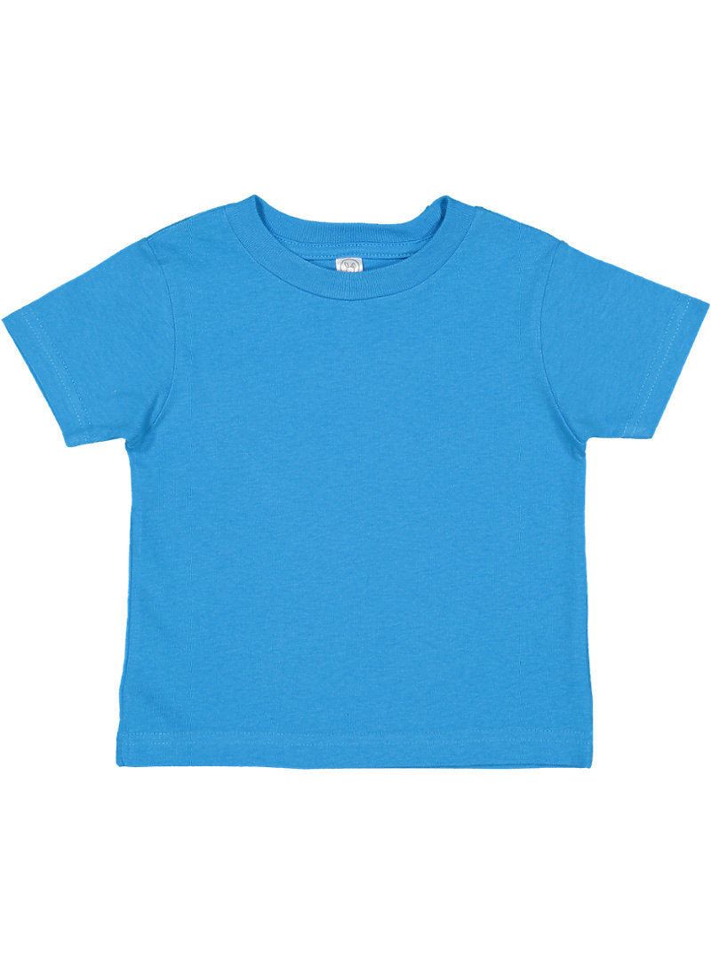 Baby Fine Jersey T-shirt, 100% Cotton, Cobalt