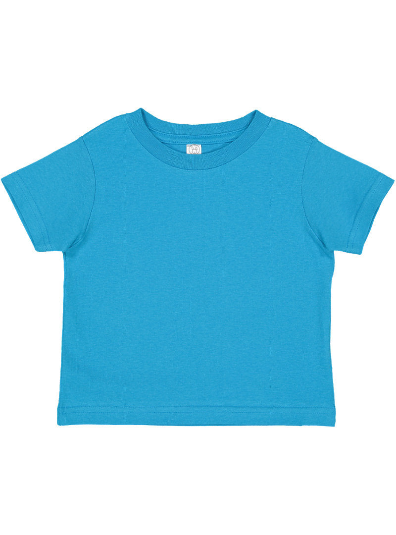 Baby Fine Jersey T-shirt, 100% Cotton, Turquoise