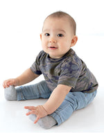 Load image into Gallery viewer, Baby Fine Jersey T-shirt, 100% Cotton, Vintage Camo