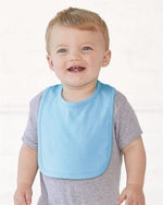Load image into Gallery viewer, Baby Jersey Bib, 100% Cotton, Light Blue