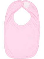 Load image into Gallery viewer, Baby Jersey Bib, 100% Cotton, Pink