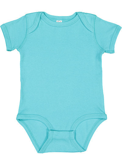 Short Sleeve -- Baby Bodysuit / Onesie -- 100% Cotton -- Caribbean