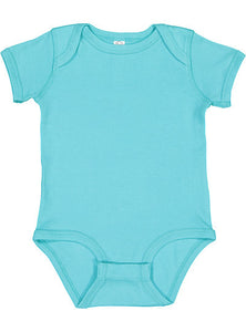 Short Sleeve -- Baby Bodysuit / Onesie -- 100% Cotton -- Caribbean