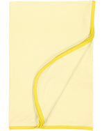 Load image into Gallery viewer, Baby Jersey Blanket, 5.5 oz., 100% Cotton Premium Jersey, Banana-Yellow