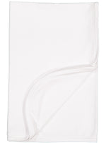 Load image into Gallery viewer, Baby Jersey Blanket, 5.5 oz., 100% Cotton Premium Jersey, White