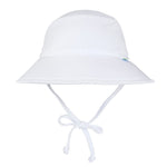 Load image into Gallery viewer, Baby Swim & Sun Bucket Hat, (Ages: 0-6 M & 9-18 M), White