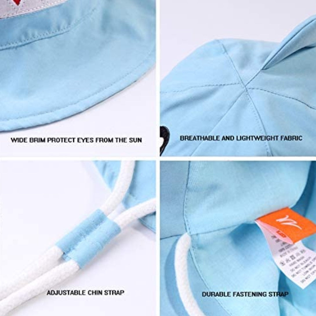 Baby (6 - 12 M), Sun Protection Bucket Hat (Cute Shark) – Blanks for ...