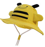 Load image into Gallery viewer, Baby (6 - 12 M), Sun Protection Bucket Hat (Cute Yellow Bee)