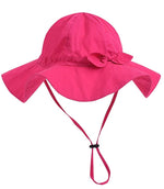 Load image into Gallery viewer, Baby (6 - 12 M), Sun Protection Bucket Hat (Fuchsia)
