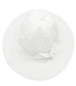Baby (6 - 12 M),  Sun Protection Bucket Hat (White)