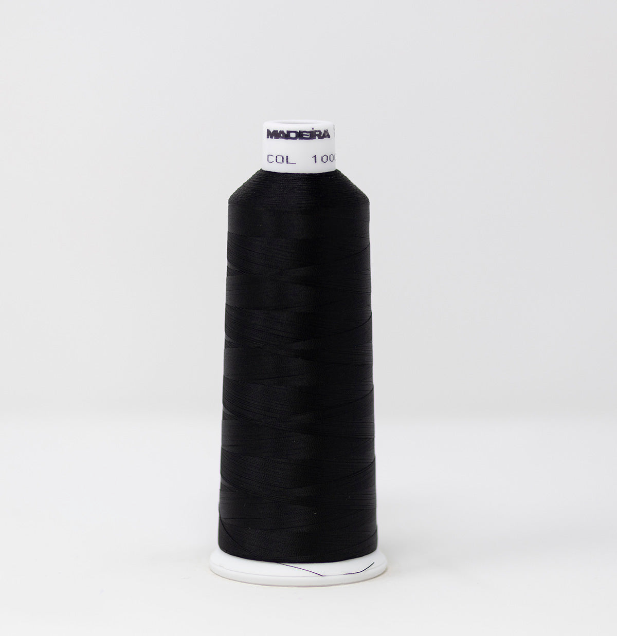 Emerald Black Color, Classic Rayon Machine Embroidery Thread, (#40 / #60 Weights, Ref. 1000), Various Sizes by MADEIRA