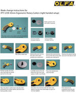 Load image into Gallery viewer, Ergonomic Rotary Cutter, 45mm by OLFA