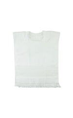 Load image into Gallery viewer, Charles Craft Velour Toddler Pullover White Bib, (12" x 19.5"), Aida 14 Count by DMC