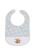 Load image into Gallery viewer, Charles Craft Grey-White Baby Bib (8.2" x 11.8") with Aida count 14 panel by DMC