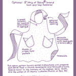 Load image into Gallery viewer, Church Ladies Apron Printed Pattern by Mari Mulari