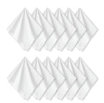 Load image into Gallery viewer, White Dinner Napkins with Classic Hemstitch, Various Sizes